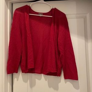 J. Jill XL dark mauve/raspberry colored sweater